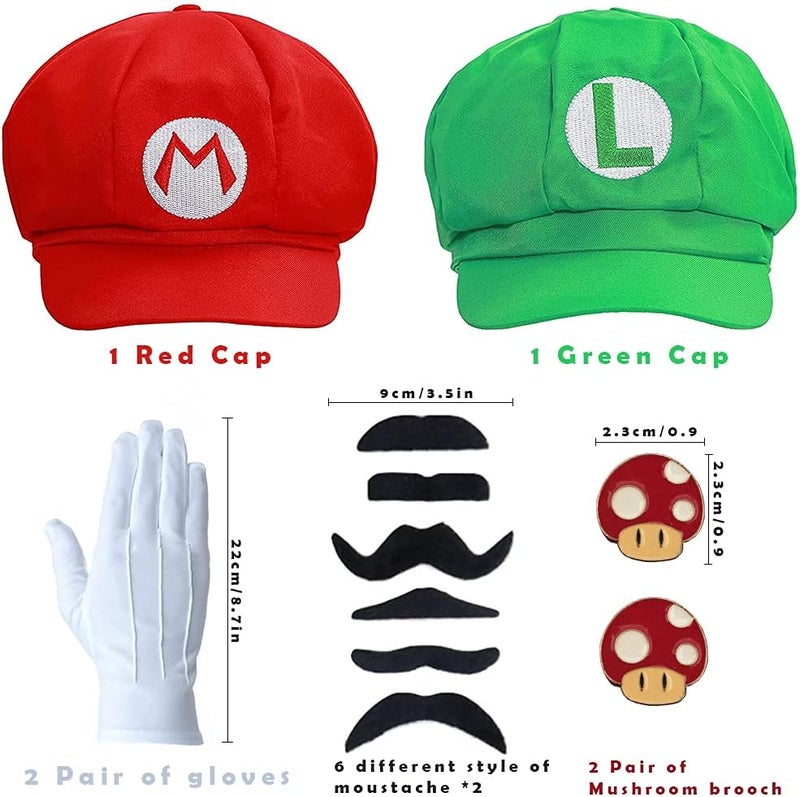 EIKOU Red Hat Green Hat Baseball Cap - Unisex 4 Seasons - Image 2
